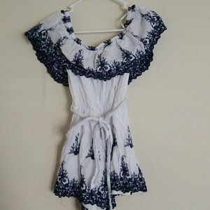 Off the shoulder romper